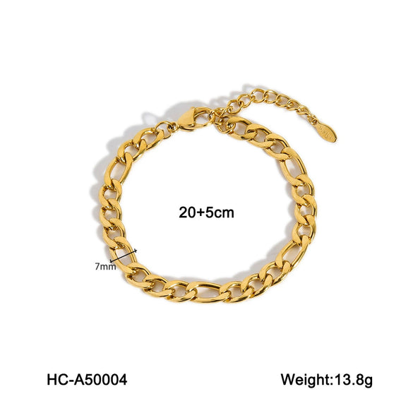 Titanium Steel Women's Geometric Anklet
