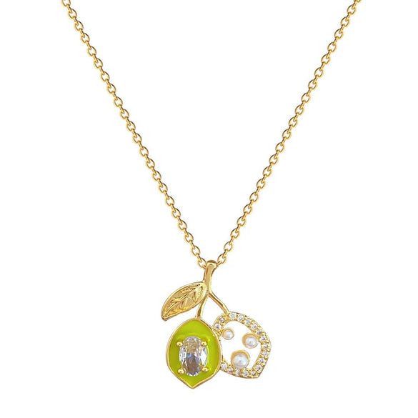 Titanium Steel Women's Geometric Style Jewelry Set With Electroplating Treatment Including Necklace And Earrings
