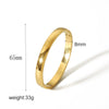 Titanium Steel Women's Gold Plated Geometric Fashion Bracelet