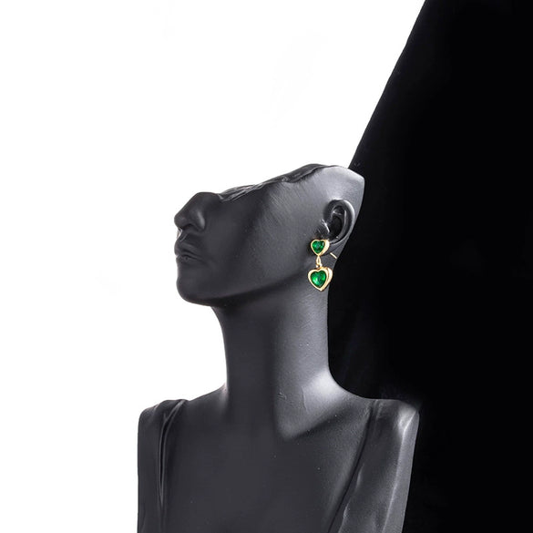 Titanium Steel Women's Heart Shape Personality Earrings