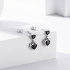 Titanium Steel Women's Heart Shape Personality Earrings