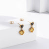 Titanium Steel Women's Heart Shape Personality Earrings