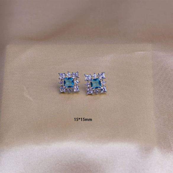 Titanium Steel Women's Jewelry With Pearl Pendant O Word Chain Leaf Pattern Mixed Gemstone Setting Electroplating