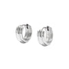 Titanium Steel Women's Minimalist Geometric Earrings With Electroplating