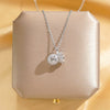 Titanium Steel Women's Money Bag Pendant Necklace With Mixed Gem Inlay And Geometric Pattern And Diamond Design