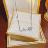 Titanium Steel Women's Niche Fashion Necklace With Mixed Gem Inlay And Geometric Pattern And Cross Chain