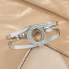 Titanium Steel Women's Opening Bracelet Gold Plated Light Luxury Niche High End Exquisite Vacuum Furnace Electroplated For Allergy Prevention And Color Retention