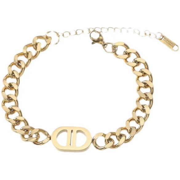 Titanium Steel Women's Summer Clavicle Chain With Hiphop Elegant Short Niche Design And Geometric Pattern Electroplated