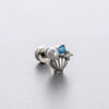 Titanium Steel Zircon Butterfly Women's Little Fresh Style Ear Nails
