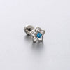 Titanium Steel Zircon Butterfly Women's Little Fresh Style Ear Nails
