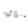Titanium Steel Zircon Earrings For Women Highend Girly Piercing Jewelry