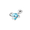 Titanium Steel Zircon Earrings For Women Highend Girly Piercing Jewelry