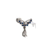 Titanium Steel Zircon Women's Princess Style Flower Drop Shape Geometric Earrings