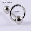 Tongue Ring Stainless Steel Five Stars Punk Stylish Electroplating