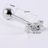 Tongue Ring Stainless Steel Five Stars Punk Stylish Electroplating