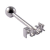 Tongue Ring Stainless Steel Five Stars Punk Stylish Electroplating