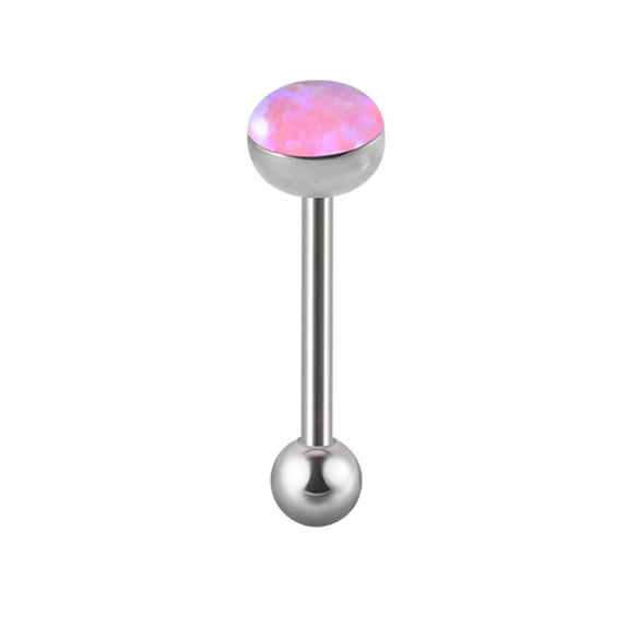 Tongue Ring Stainless Steel Star Polishing