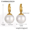 Traceless Bead Niche Design Beaded Necklace Chain Earrings Ring In Stainless Steel With Electroplating For Women