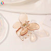 Transparent 3D Butterfly Resin Hair Claw Clip Handmade Elegant Women's Hair Accessory