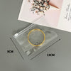 Transparent Pvc Jewelry Zipper Bag For Earrings Necklace Cosmetics Storage Finishing Packaging