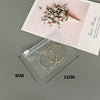 Transparent Pvc Jewelry Zipper Bag For Earrings Necklace Cosmetics Storage Finishing Packaging