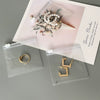 Transparent Pvc Jewelry Zipper Bag For Earrings Necklace Cosmetics Storage Finishing Packaging