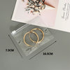 Transparent Pvc Jewelry Zipper Bag For Earrings Necklace Cosmetics Storage Finishing Packaging