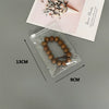 Transparent Pvc Jewelry Zipper Bag For Earrings Necklace Cosmetics Storage Finishing Packaging