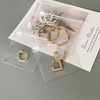 Transparent Pvc Jewelry Zipper Bag For Earrings Necklace Cosmetics Storage Finishing Packaging