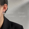 Transparent Resin Bear Earrings With Silver Needle Electroplated Lovely Animal Shape Cute Sweet Earrings For Women