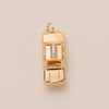 Travel Pendant Necklace Copper Titanium Steel Gold Plated Geometric Heart Shape Electroplated
