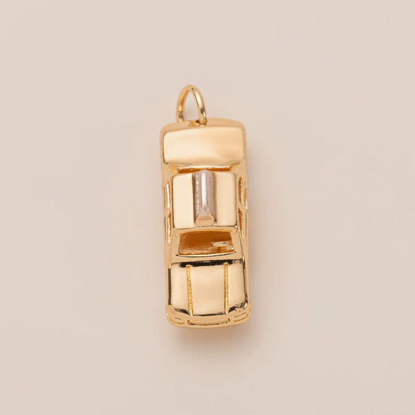 Travel Pendant Necklace Copper Titanium Steel Gold Plated Geometric Heart Shape Electroplated