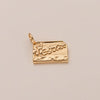 Travel Pendant Necklace Copper Titanium Steel Gold Plated Geometric Heart Shape Electroplated