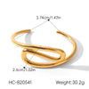 Trendy Electroplated Geometric Stainless Steel Bracelet