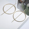 Trendy Fashion Alloy Earrings With Diamond Zircon And Pearl For Women Electroplated Geometric Design