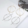 Trendy Fashion Alloy Earrings With Diamond Zircon And Pearl For Women Electroplated Geometric Design