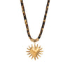 Trendy Fashion Stainless Steel Pendant Geometric Pattern Electroplated Unisex Necklace