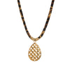 Trendy Fashion Stainless Steel Pendant Geometric Pattern Electroplated Unisex Necklace