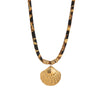 Trendy Fashion Stainless Steel Pendant Geometric Pattern Electroplated Unisex Necklace