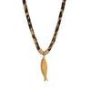 Trendy Fashion Stainless Steel Pendant Geometric Pattern Electroplated Unisex Necklace