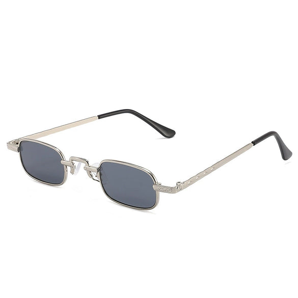 Trendy Hip Hop Metal Box Sunglasses For Men And Women Colorful Street Style Light Sunglasses