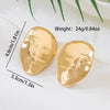 Trendy New Style Geometric Faceshaped Women's Electroplated Alloy And Stainless Steel Fashion Earrings