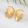 Trendy New Style Geometric Faceshaped Women's Electroplated Alloy And Stainless Steel Fashion Earrings