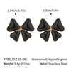Trendy Playful Cute Bow Stud Earrings For Women Stainless Steel Enamel Electroplating