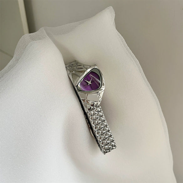 Trendy Retro Dragoneye Design Men's And Women's Watch With Metal Strap And Ordinary Glass Mirror