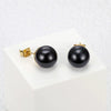 Trendy Simple Pearl Geometry Earrings For Women Electroplated Titanium Steel Elegant Fashion Jewelry Gift