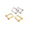 Trendy U Shaped Geometric Earrings In S925 Sterling Silver Simple Fashion Women's Jewelry