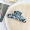 Tropical Hollow Floral Handmade Pvc Hair Grab Clip Women's Hair Accessories