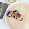 Tropical Hollow Floral Handmade Pvc Hair Grab Clip Women's Hair Accessories