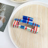 Tropical Hollow Floral Handmade Pvc Hair Grab Clip Women's Hair Accessories
